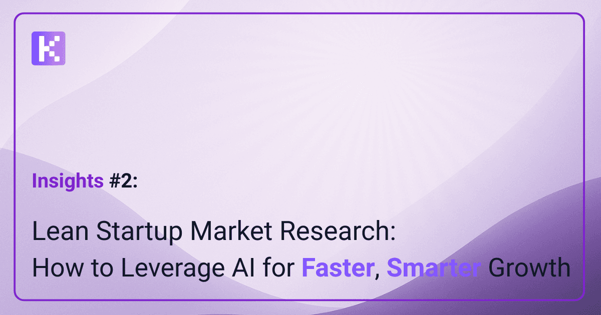 AI-powered market research tools helping lean startups scale insights and drive growth